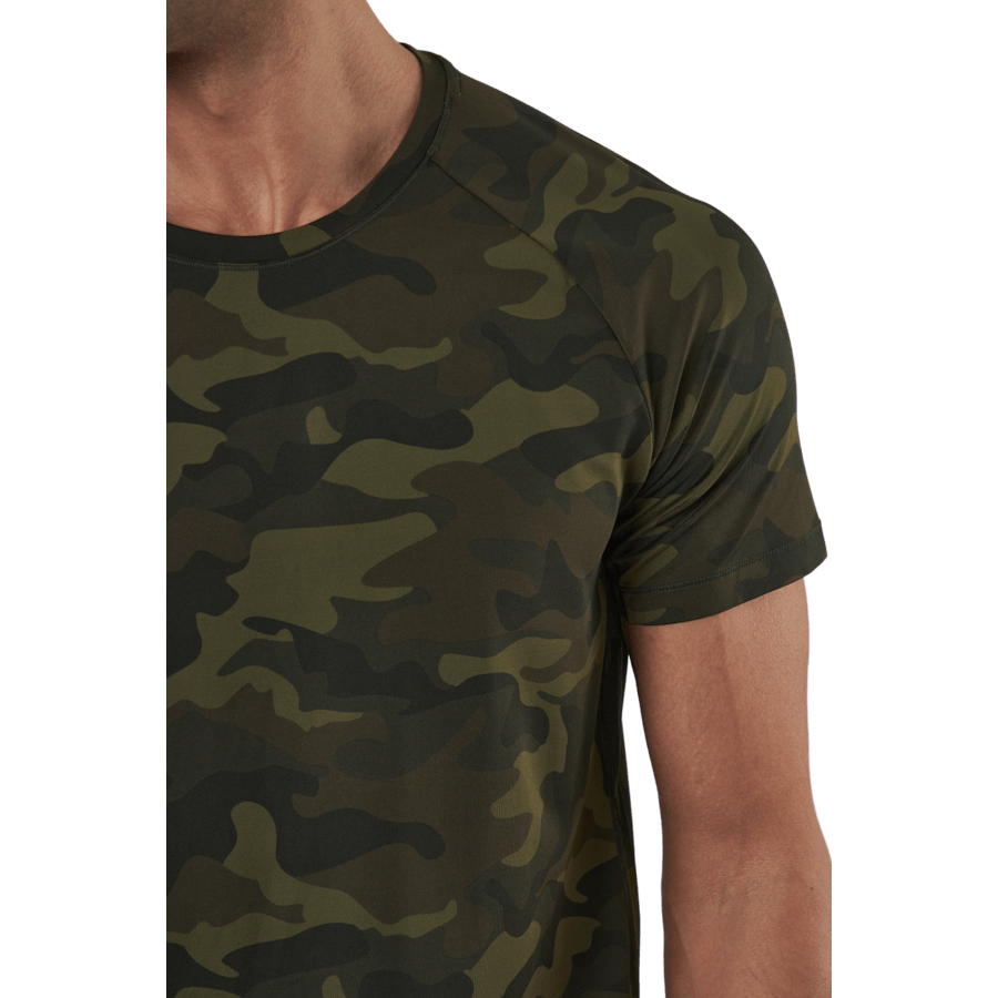 M Printed Tee Action Green