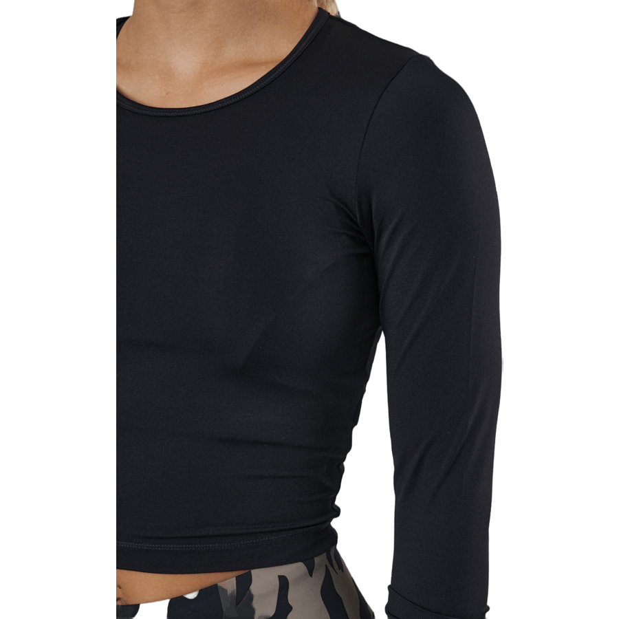 Crop Long Sleeve Black