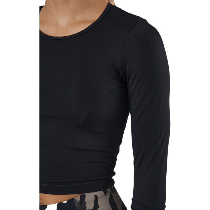 Crop Long Sleeve Black