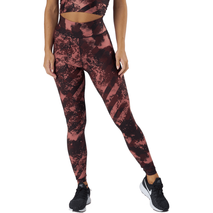 Bedruckte Sport-Tights Boost Rot