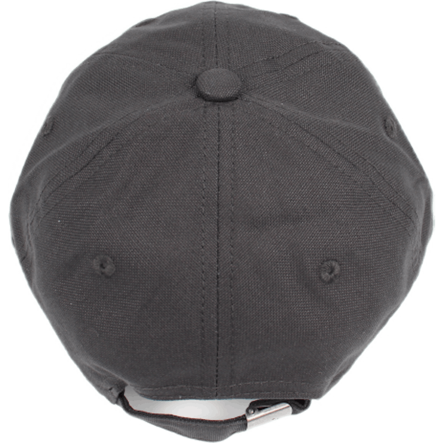 Casquette en toile de coton noire et blanche