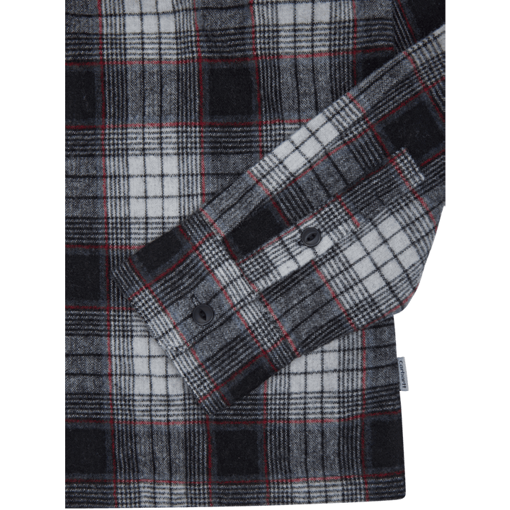 L/s Hagen Shirt 55/40/5% Polye Hagen Check, Hammer