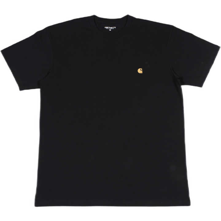 S/s Chase T-shirt 100% Baumwolle Schwarz / Gold
