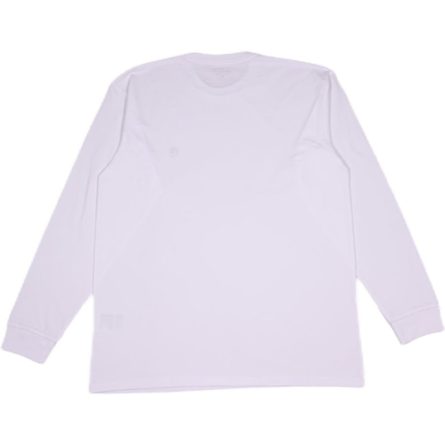 L/s Chase T-shirt 100% Baumwolle Weiß / Gold