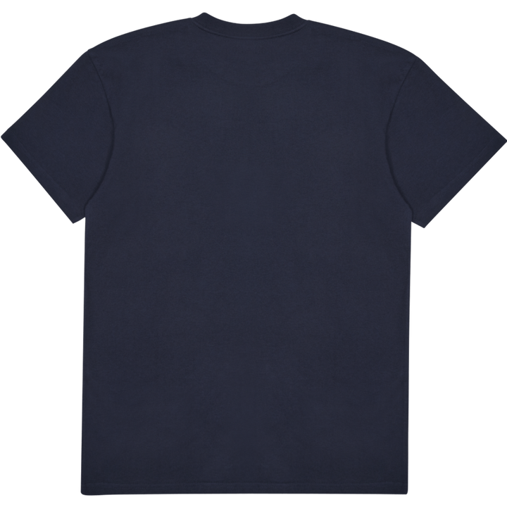 S/s Chase T-shirt 100% Katoen Donkerblauw/goud