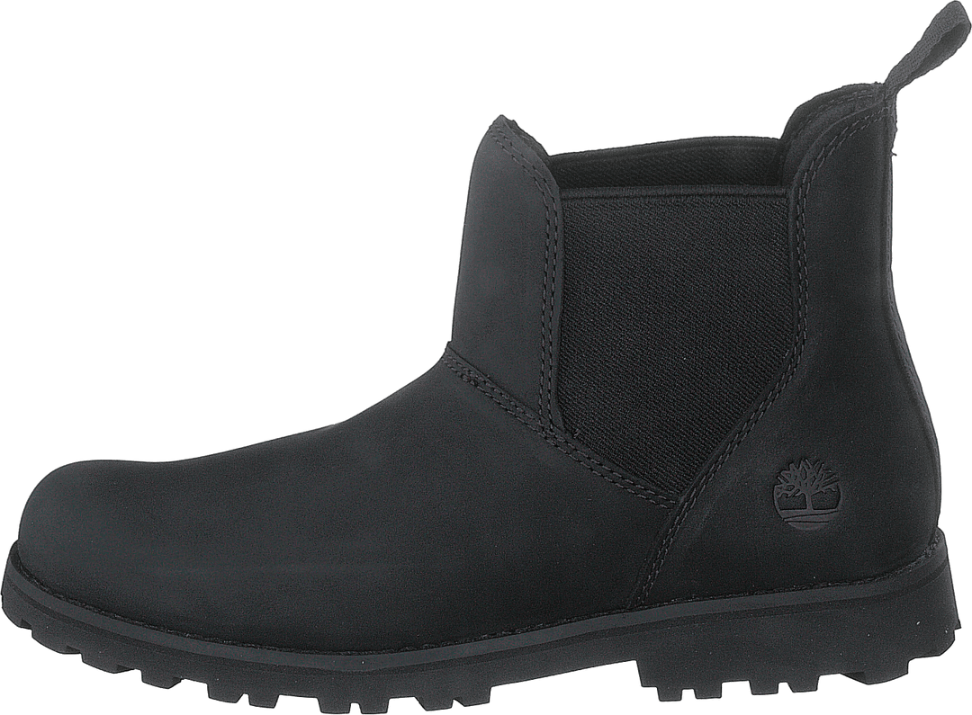 Asphalt Trail Chelsea Boot Jet Black