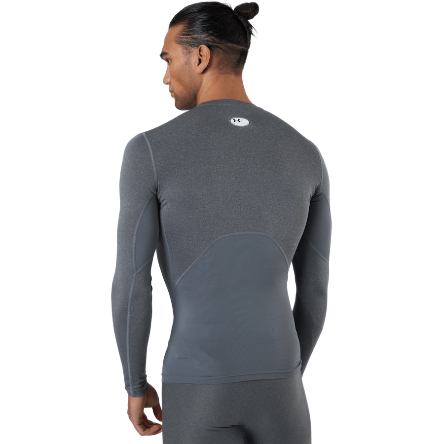 Ua Hg Armour Comp Ls Carbon Heather
