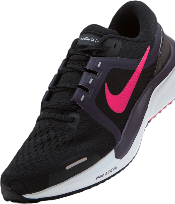 Air Zoom Vomero 16 Damlöpning Svart/hyperrosa-grottlila