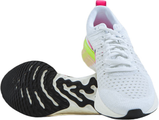 React Infinity Run Flyknit 2 W White/black-sail-pink Blast