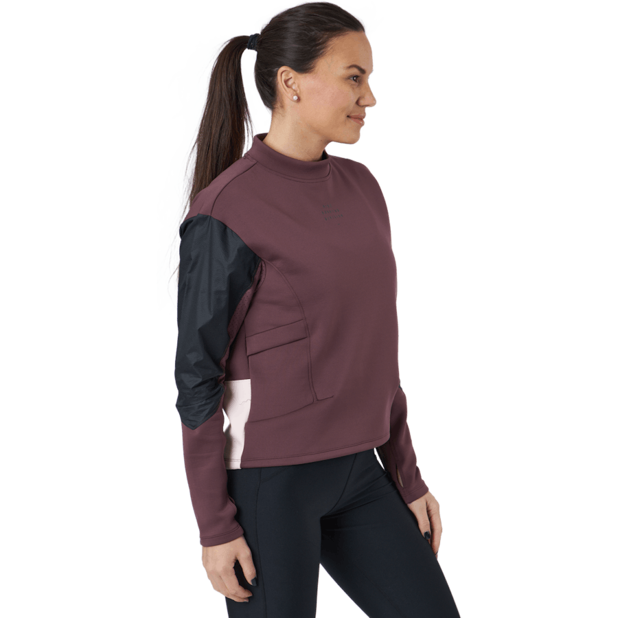 Dri-fit Run Divsion Dam Ru Mörkvin/svart/pale Coral/bla