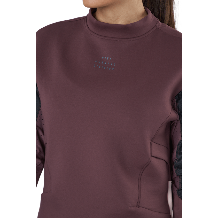 Dri-fit Run Divsion Dam Ru Mörkvin/svart/pale Coral/bla