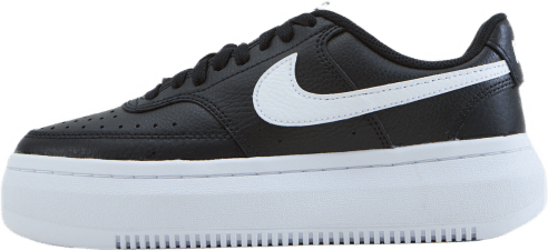 Court Vision Alta Cuir Femme Noir/blanc