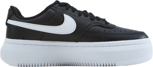 Court Vision Alta Cuir Femme Noir/blanc