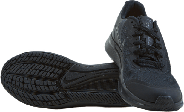 Star Runner 3 landevejsløbesko til store børn SORT/SORT-DK RØGEGRÅ