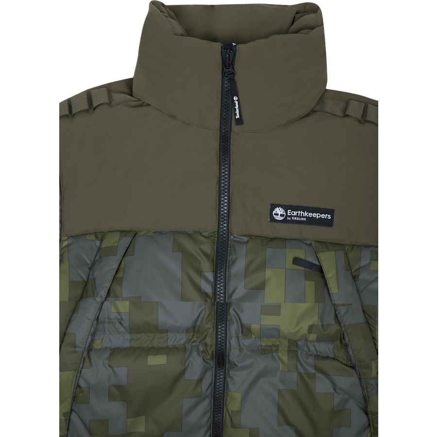 Raeburn X Ek+ Puffer Jacket Ao Digi Camo Aop