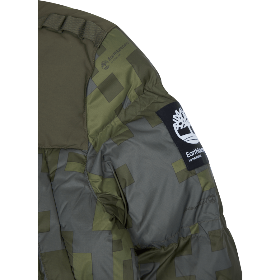 Raeburn X Ek+ Puffer Jacket Ao Digi Camo Aop