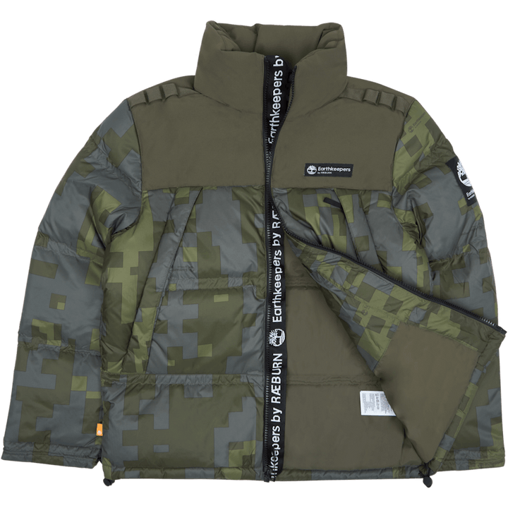 Raeburn X Ek+ Puffer Jacket Ao Digi Camo Aop