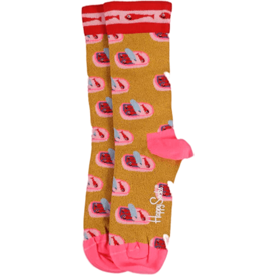 Sardines In A Tin Sock Dark Yellow