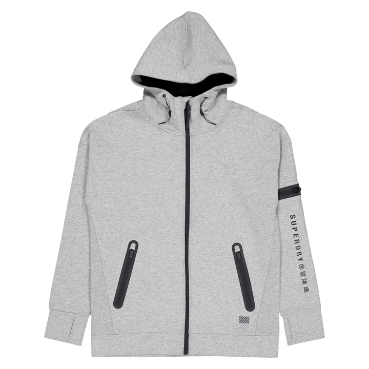 Training Gymtech Ziphood Grau meliert