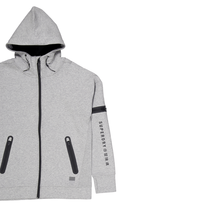 Training Gymtech Ziphood Grau meliert