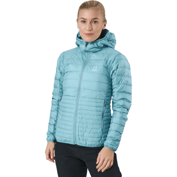 Capuche Micro Nordic Down Bleu givré