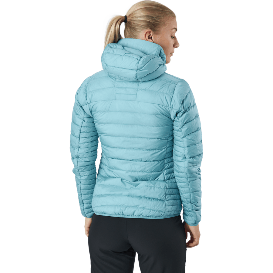 Capuche Micro Nordic Down Bleu givré
