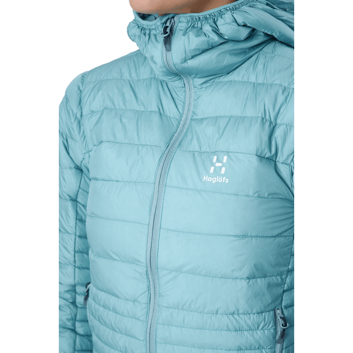 Capuche Micro Nordic Down Bleu givré