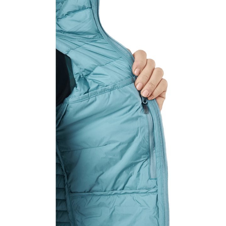 Capuche Micro Nordic Down Bleu givré