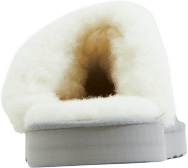 Tamara W Warm Leather Slipper Chateau Gray