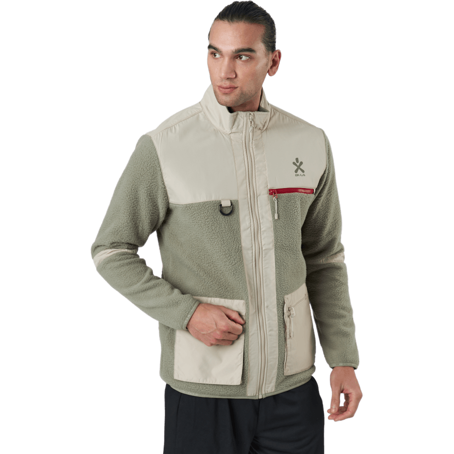 Utility Fleece Jacke Salbei
