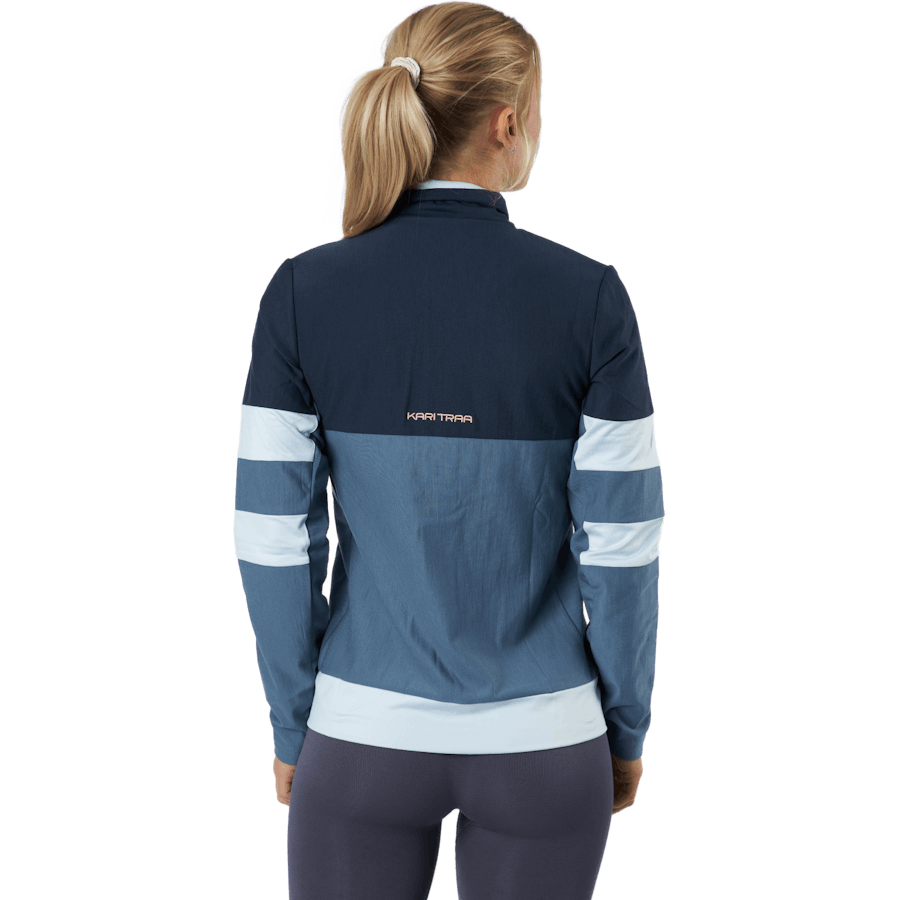 Agnes Full Zip Midlayer Bleu marine