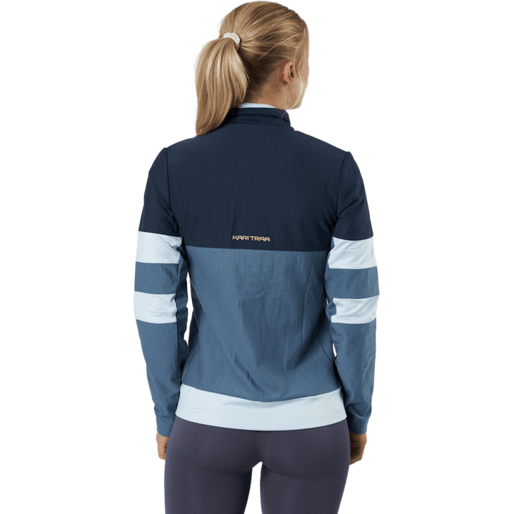 Agnes Full Zip Midlayer Bleu marine