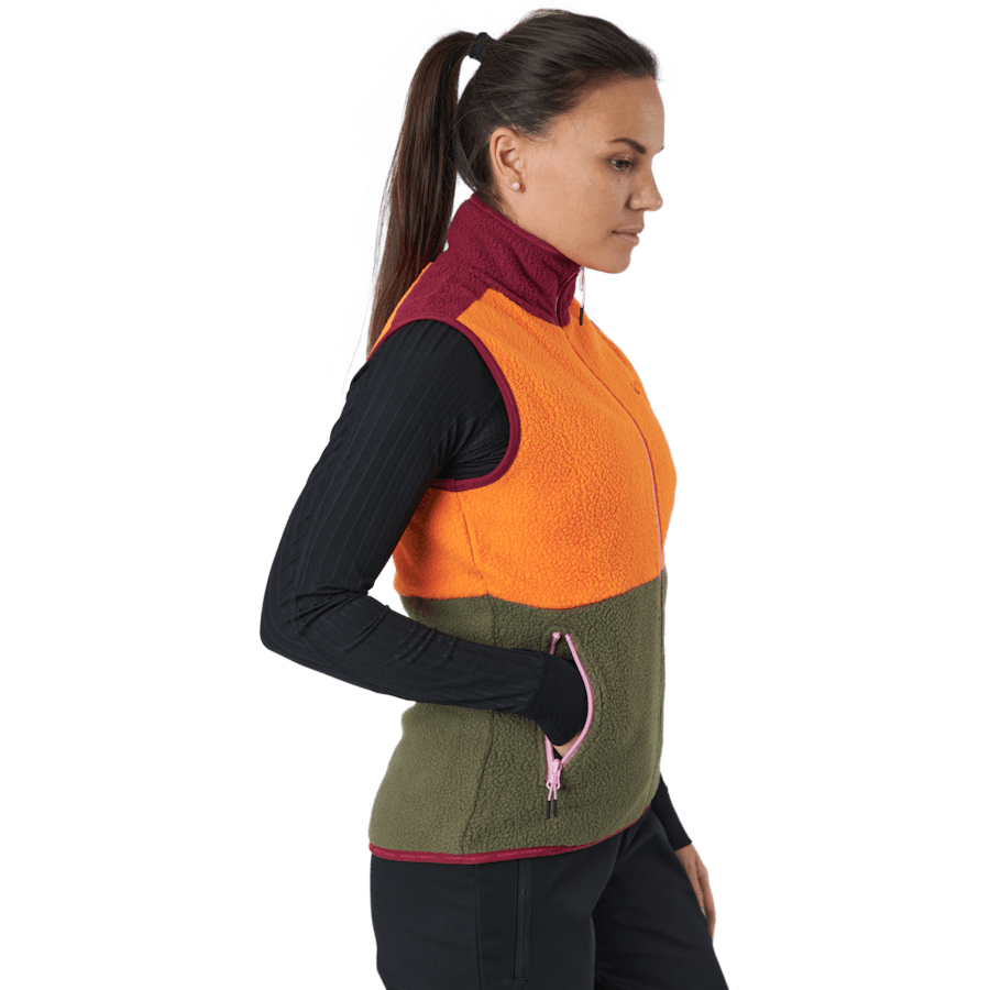 Gilet intermedio Ane in tweed