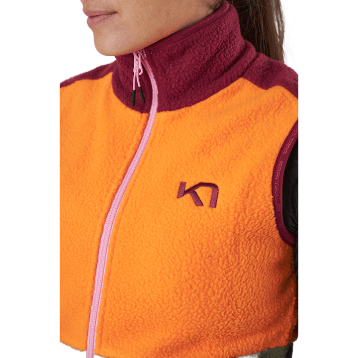 Gilet intermedio Ane in tweed