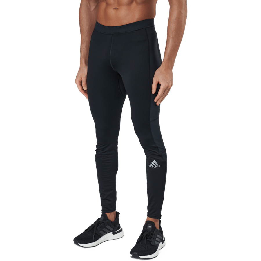 Adidas Samstag Warm Running Leggings Männer Schwarz