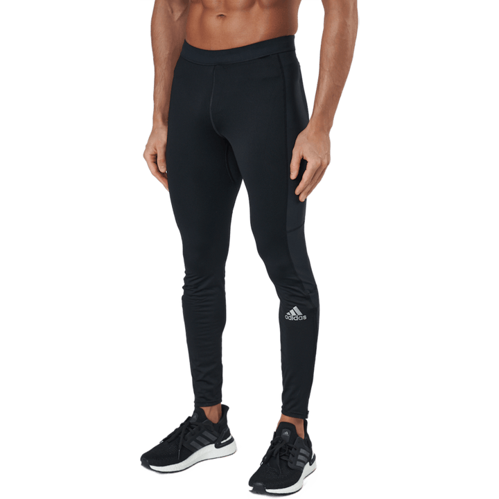 Adidas Samstag Warm Running Leggings Männer Schwarz