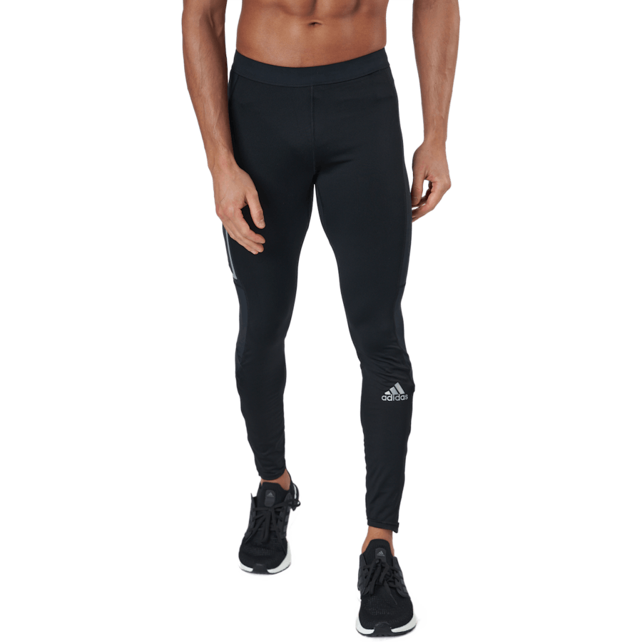 Adidas Samstag Warm Running Leggings Männer Schwarz