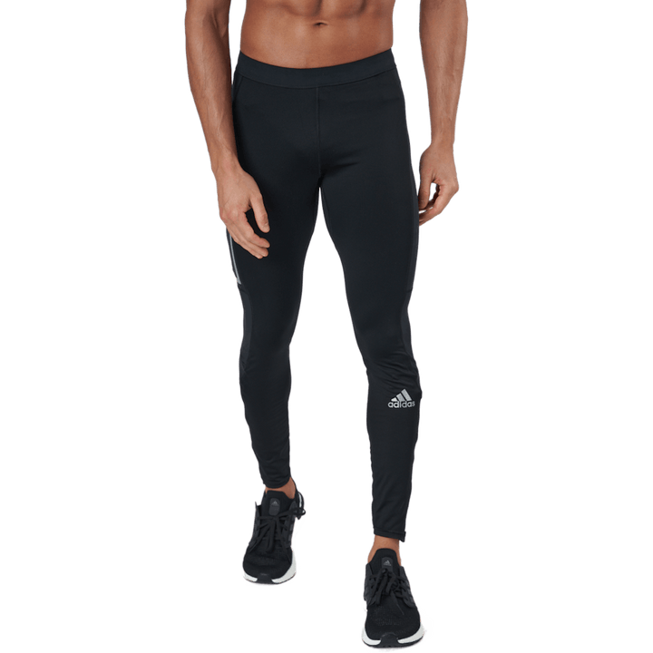 Adidas Samstag Warm Running Leggings Männer Schwarz