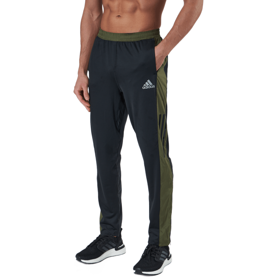 Pantalon Adidas Astro Knit pour homme, noir/olive