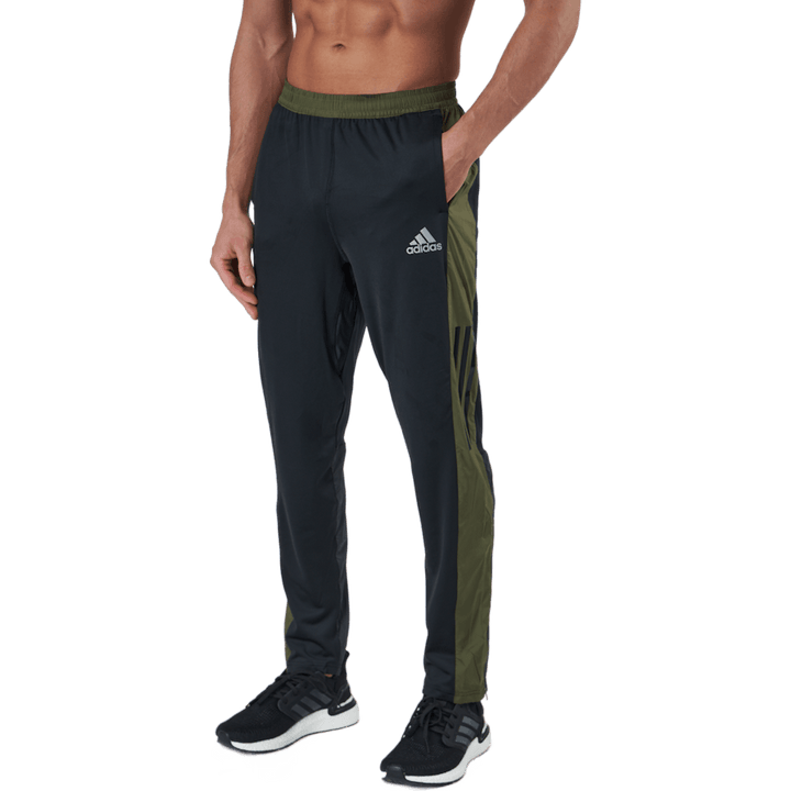 Pantalon Adidas Astro Knit pour homme, noir/olive