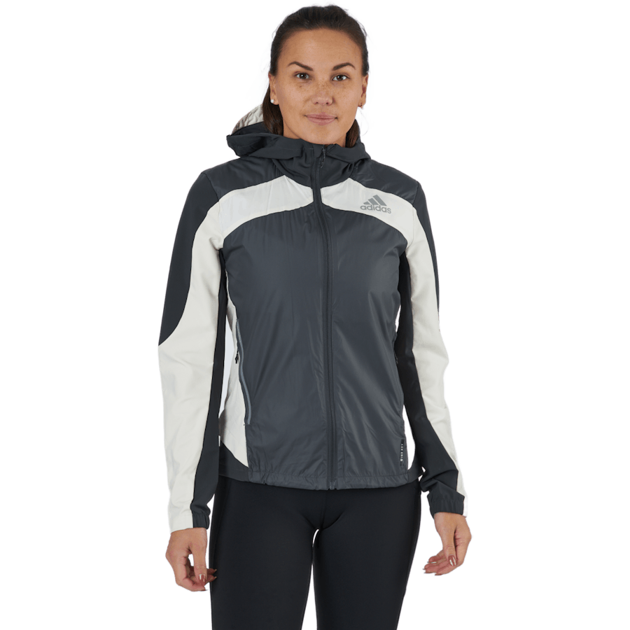 adidas marathon jacket ocean women grey six wonder white