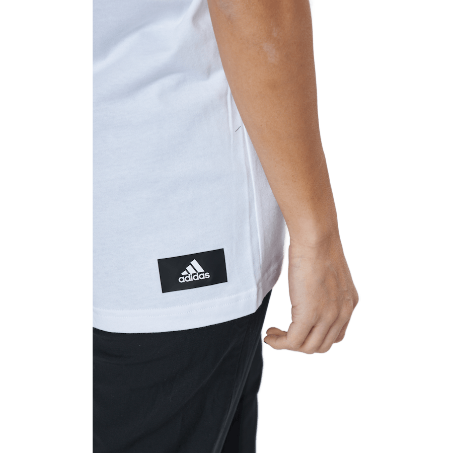 T-shirt Adidas Sportswear à trois barres blanc