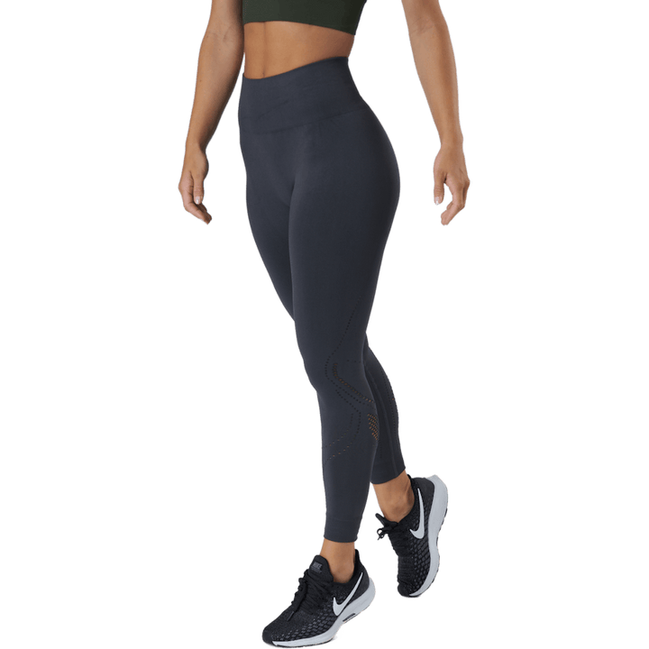 Leggings sans coutures abstraits gris