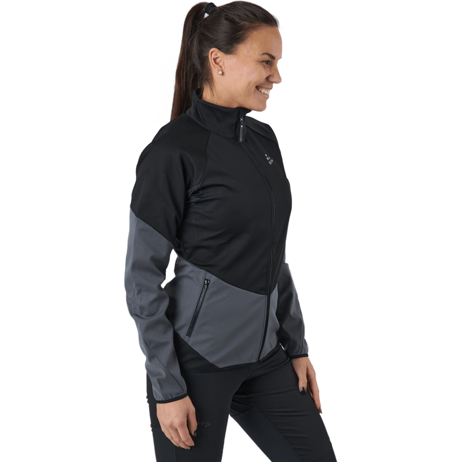 Glide Jkt W Nero-granito