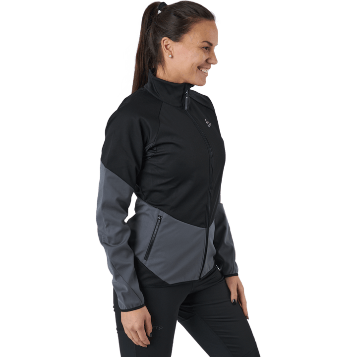 Glide Jkt W Nero-granito