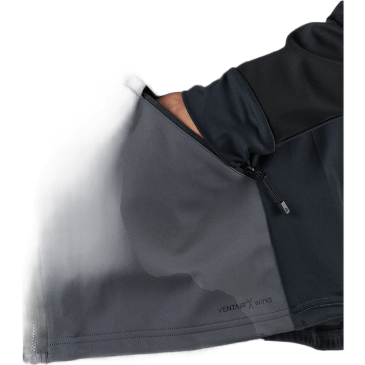 Glide kap Jkt M Zwart-graniet