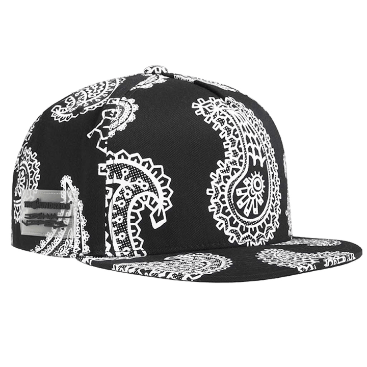 Vides Paisley Snapback Blk