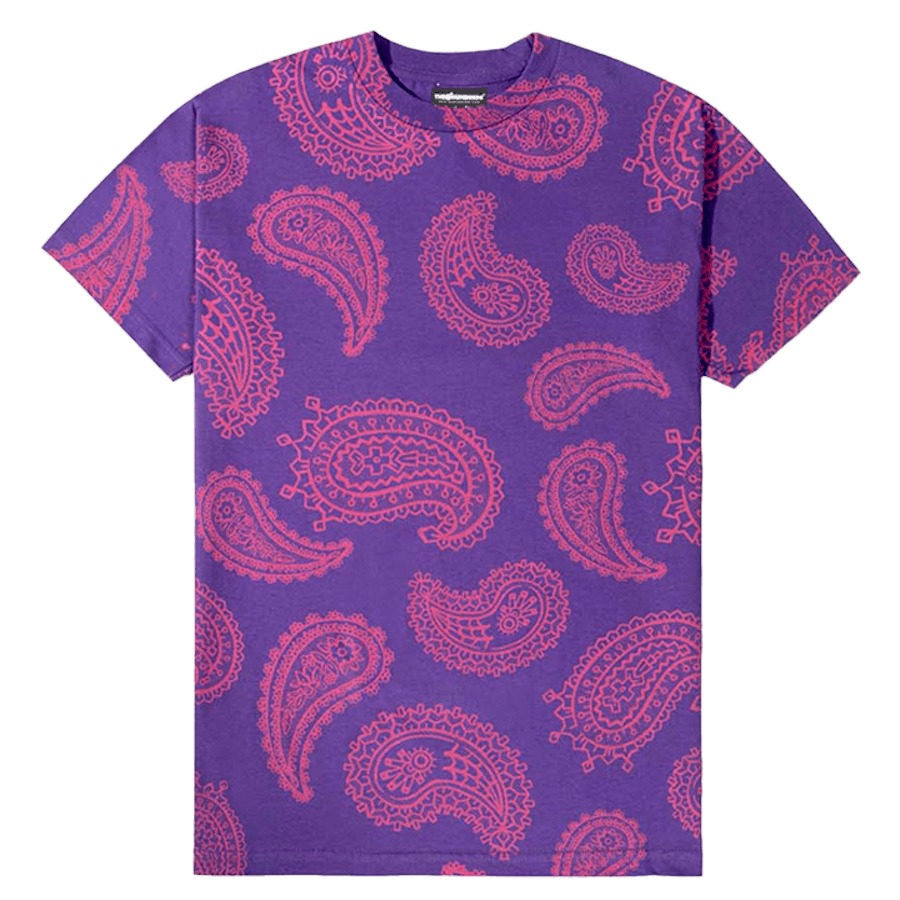 Vides Paisley tričko Pur