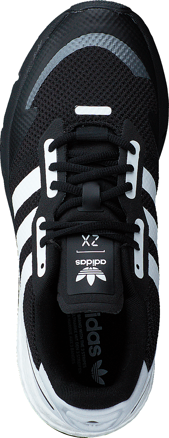 Zx 1K Boost Noir Noyau / Blanc Nuage / Noir Argent Métallisé