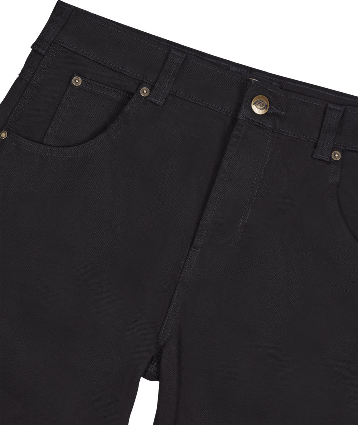 Houston Denim Gespült Schwarz